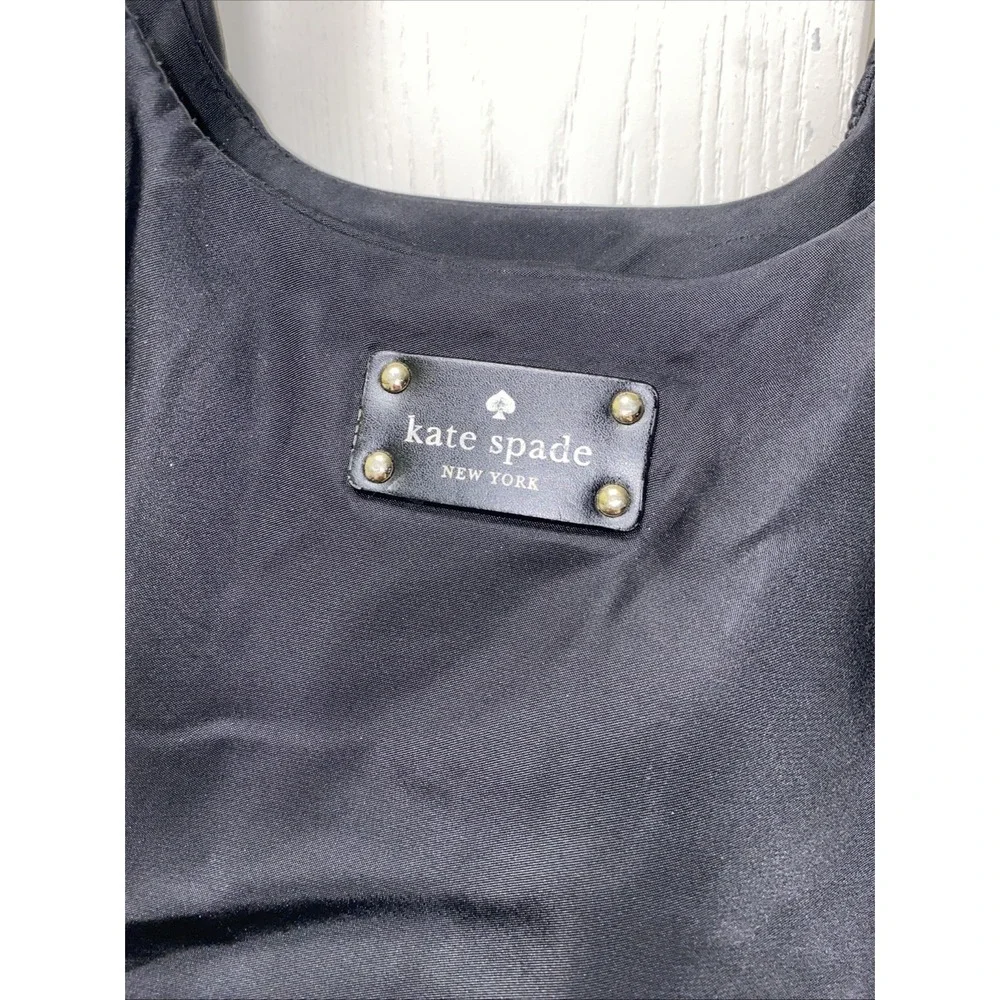 Kate Spade Black Nylon Shoulder Bag Large Purse Diaper Bag